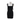 Alberta Ferretti black short dress with tie details on the sides