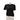 Viriato black short sleeve sweater top