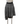 Ermanno Scervino black and white checkered skirt midi wool