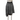 Ermanno Scervino black and white checkered skirt midi wool