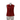 Escada red blouse with tie detail