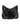 Gucci black patent leather bag with metal handle. Tom Ford era Gucci bag.