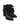 Tod's black heeled ankle boots with lace-up detail