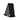 Louis Vuitton black and silver monogram print scarf