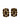 Vintage bronze clip-on earrings