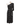 Reformation black midi polka dot dress with one shoulder and a slit on some side