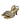 Uterque golden glitter heels