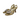 Uterque golden glitter heels
