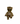 Max Mara teddy gold brooch