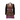 Intrend chocolate brown printed silk dress