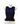 Diane Von Furstenberg blue knit peplum top