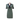 Tory Burch blue, green and white printed shirt dress with short sleeves, made of silk