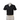 Intrend black short sleeve cropped shirt