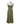 Reformation Evening midi dress in olive colour, with sweetheart neckline and removable straps, "Hensley" dress