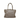 Max Mara grey large shoulder bag in crocodile print