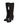 Fendi black knee-high boots