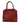 Max Mara red shoulder bag with python print part and three compartments