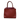 Max Mara red shoulder bag with python print part and three compartments