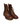 Max Mara brown crocodile print ankle combat boots