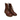 Max Mara brown crocodile print ankle combat boots